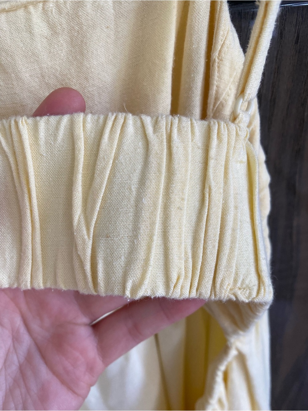 Japna (Winners) Butter Yellow Sundress with an Open Back - Picture 9 of 11